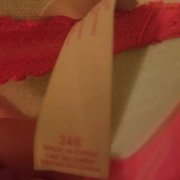 Victoria's Secret Pink/Red Bustier with Black Bows - Picture 5 of 6